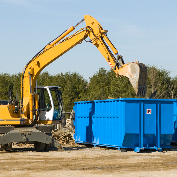 can i choose the location where the residential dumpster will be placed in Chicot County AR